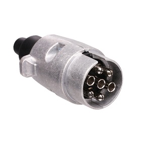 Aluminiumstecker 7-polig für Anhänger