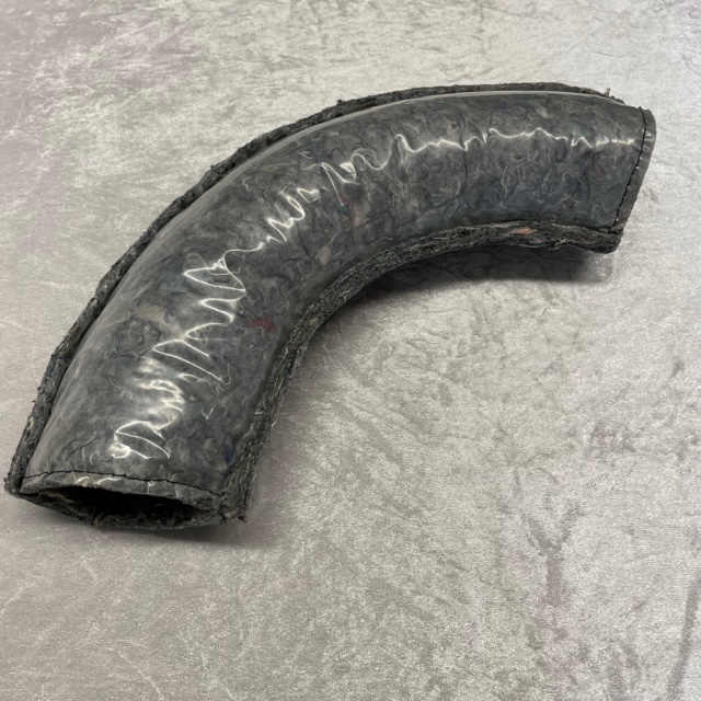 Heizungsschlauch aus Filz gebogen 2CV alt