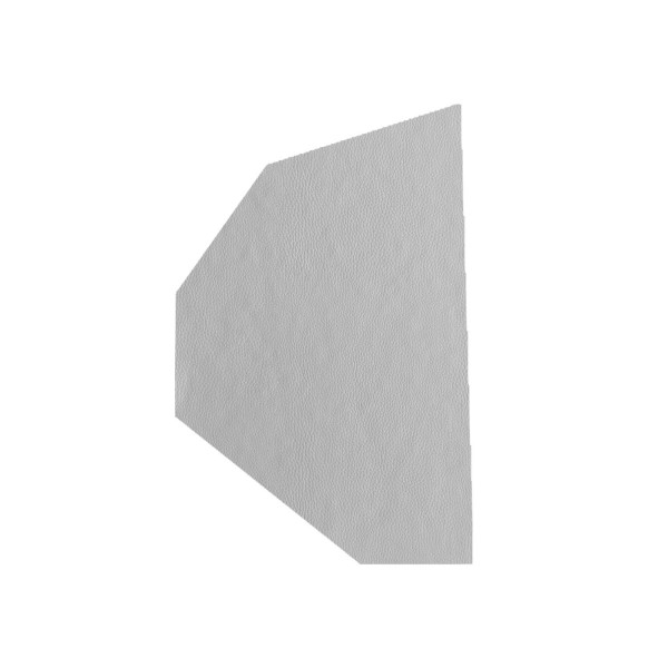 Dreiecksblechverkleidung unten rechts grau AZAM 12/63 - 67