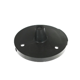 Gummiunterlage rund für Anhängersteckdose