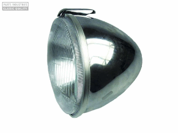 Scheinwerfer Rund verchromt komplett H4 Valeo 2CV