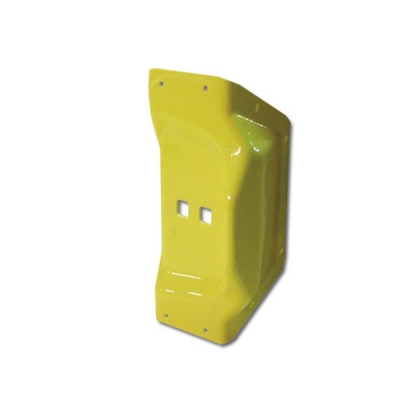 Schlossfallenaufnahme an Karosserie Mehari Neues Modell gelb (Jaune Atacama)