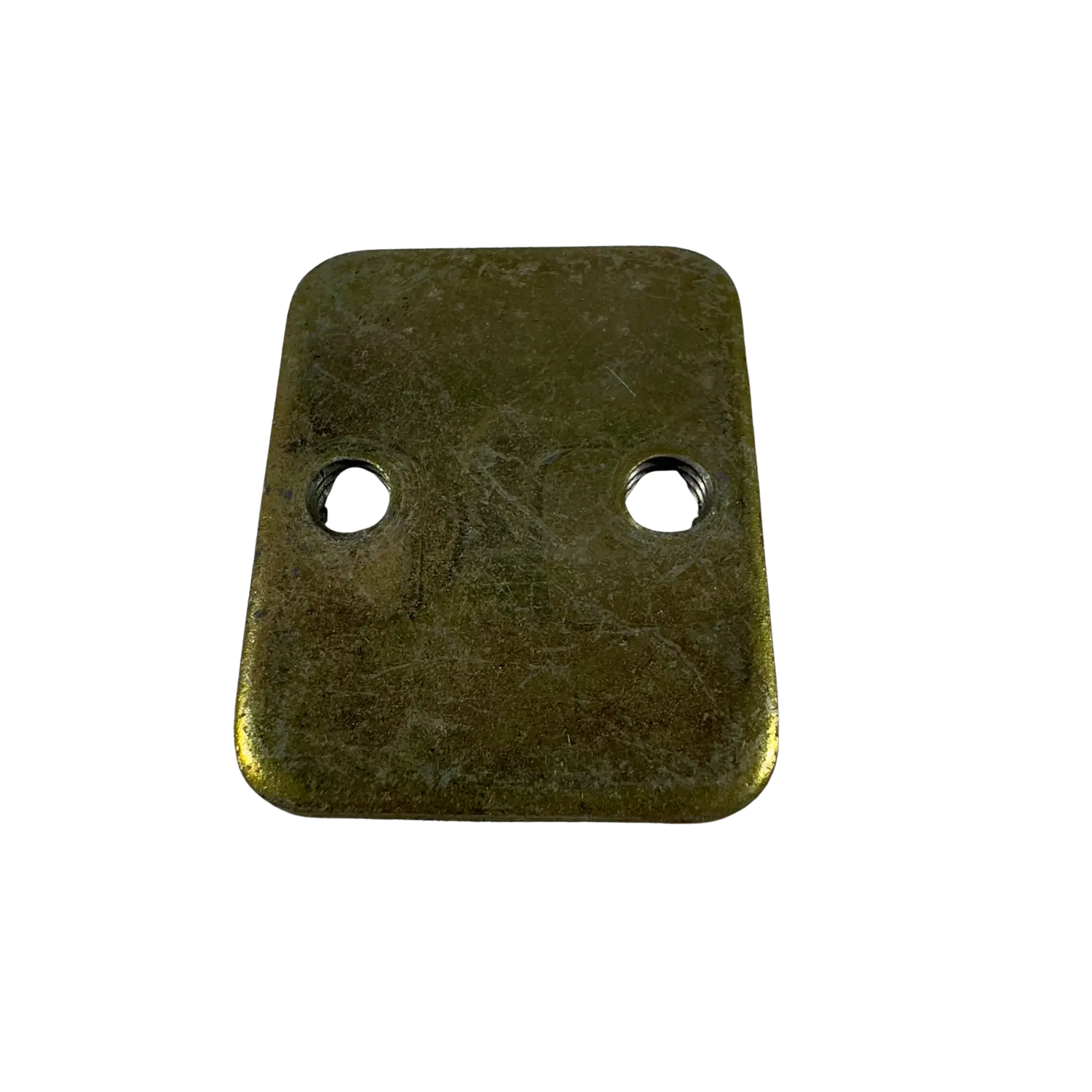 Befestigungsplatte unter Schlossfalle verzinkt