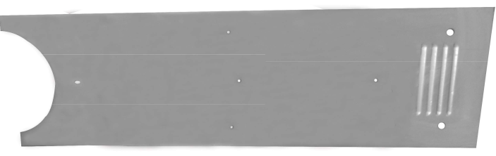 Bodenplatte für Fahrzeugrahmen 2CV