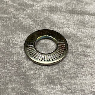 Unterlegscheibe mit Riefen M10x22 gelb verzinkt