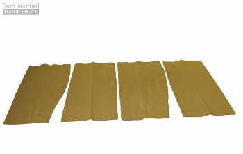 Jutemattensatz für eine vordere Sitzbank 2CV Altes Modell