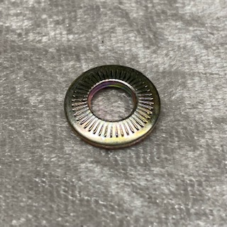 Unterlegscheibe mit Riefen M6x14 gelb verzinkt