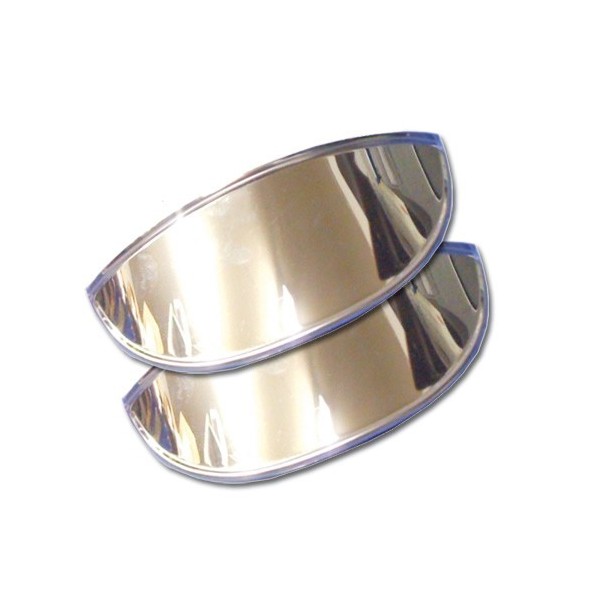 Schirm für Scheinwerfer Edelstahl (1Paar) 2CV