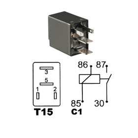 Mikroschließer 12V 25A (Arbeitsstromrelais)