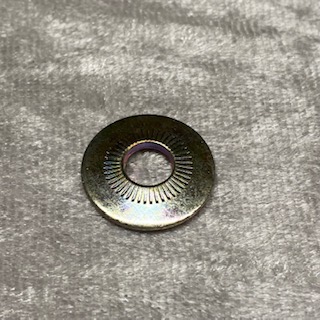 Unterlegscheibe mit Riefen M6x18 gelb verzinkt