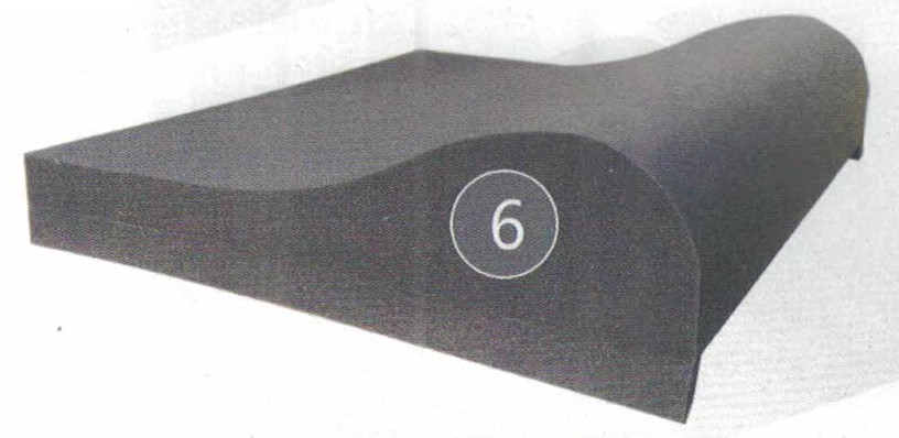 Schaumstoff für Sitzfläche Sitz vorne AMI6