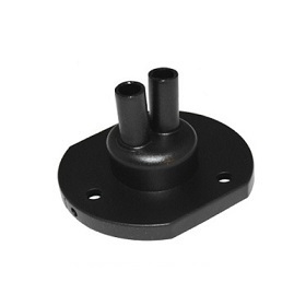 Gummiunterlage Eckig für Anhängersteckdose 2 Ausgänge