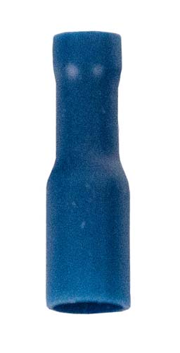 Kabelverbinder Rundsteckhülse Blau 5mm 1,5-2,5mm²