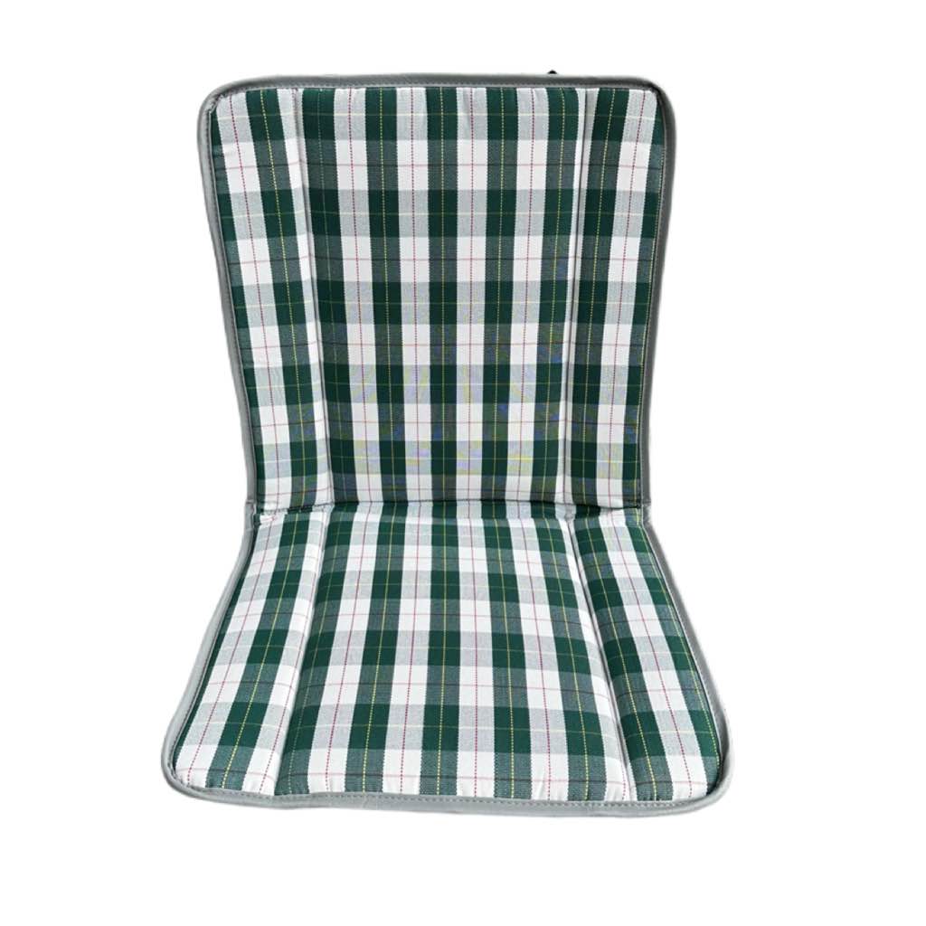 Sitzbezugsatz vorne und hinten Hängematte grün/weiss Schottenmuster Citroën 2CV alt