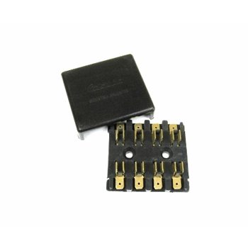 Sicherungskasten für 4 Glassicherungen (Flachsteckeranschluss)