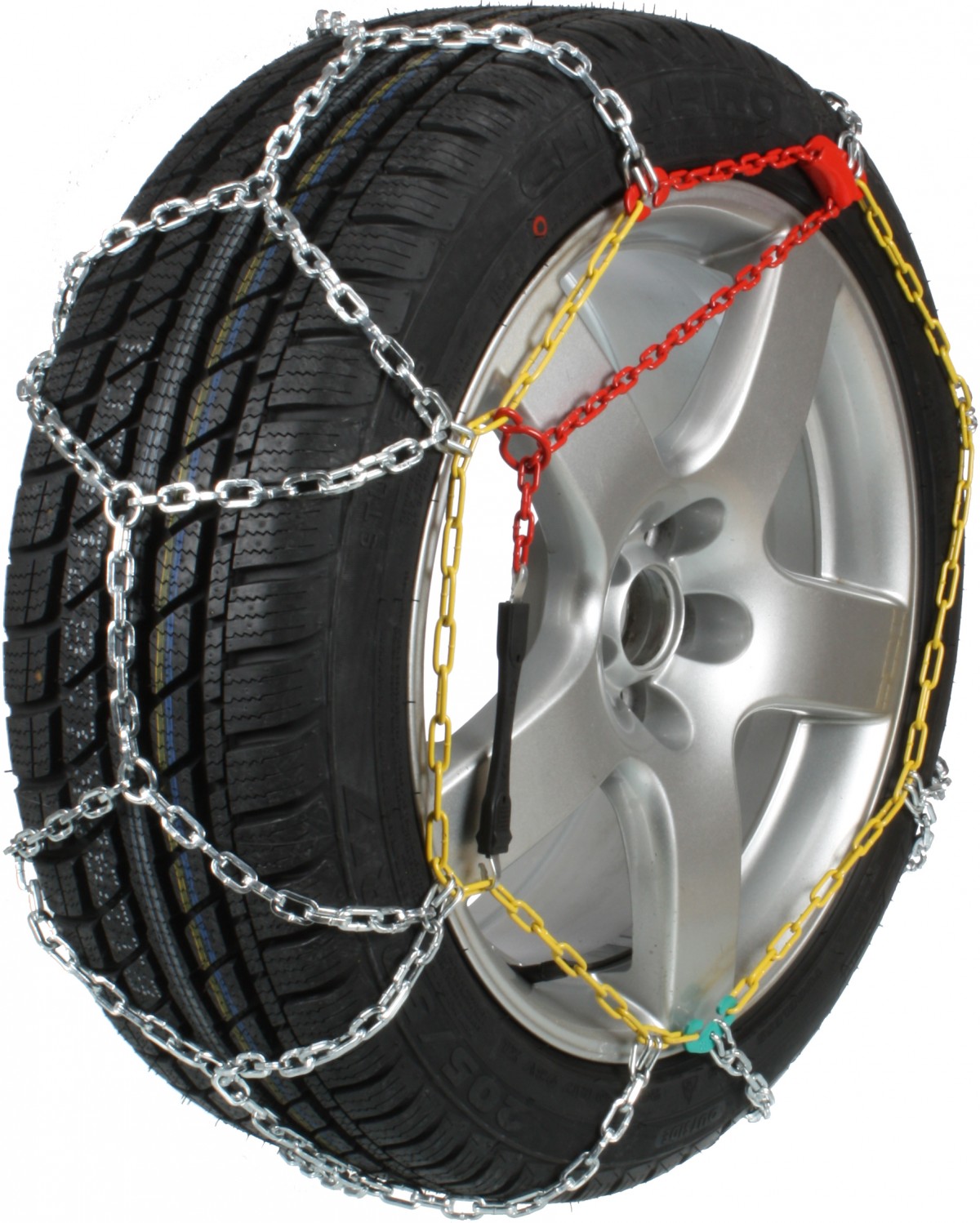 Schneekettensatz für 2 Reifen 125R15 135R15 für Citroen 2CV manuelles Abspannen