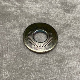 Unterlegscheibe mit Riefen M8x22 gelb verzinkt