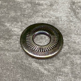 Unterlegscheibe mit Riefen M10x27 gelb verzinkt