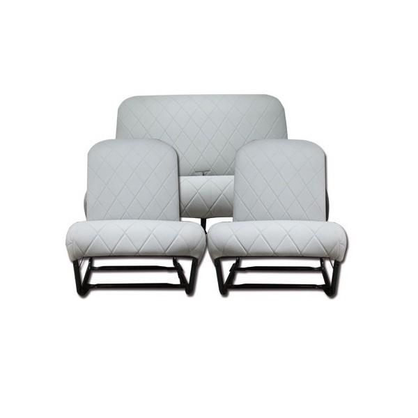 Sitzbezugsatz Charleston Symetrisch 2x Stühle 1x Bank