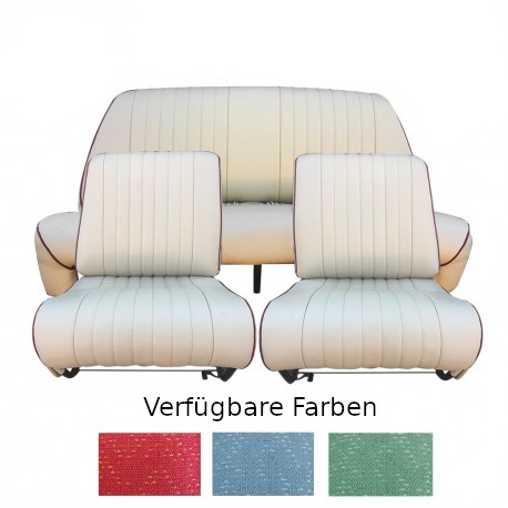 Sitzbezugsatz v+h (2Sitze 1Bank) Ami8 1.Modell Break Vert Diamante