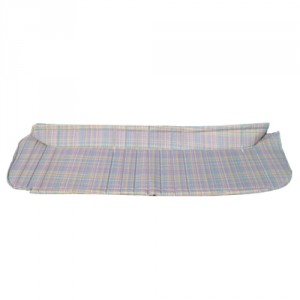 Hutablage Schottenmuster Grau