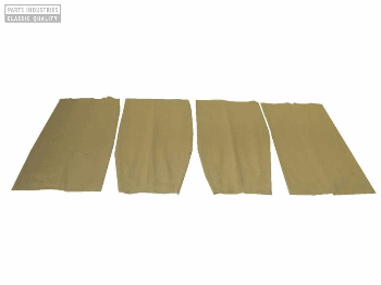 Jutemattensatz für eine Vordere Sitzbank 2CV Neues Modell