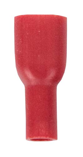 Kabelverbinder Flachsteckhülse vollisoliert Rot 6,3x8mm 5-1mm²