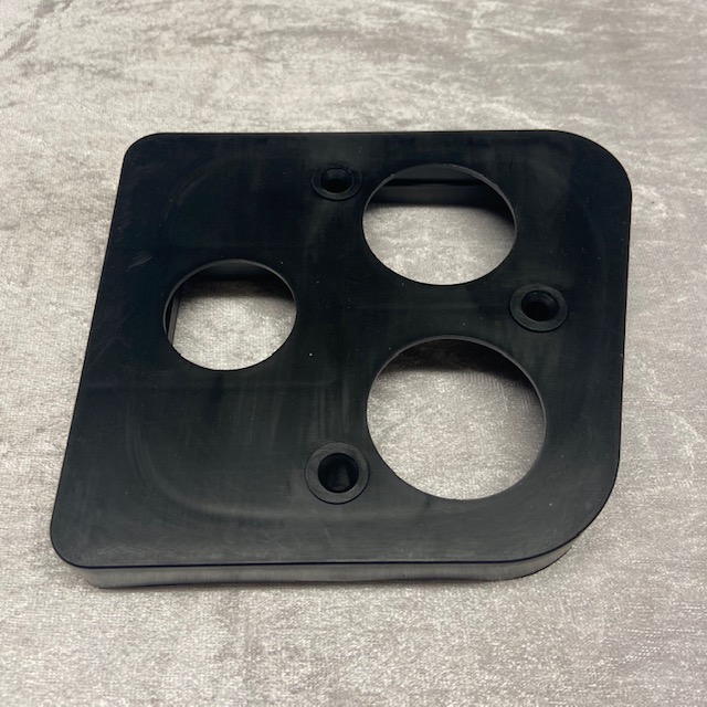 Abstandssockel für Rückleuchte rechts schwarz 2CV