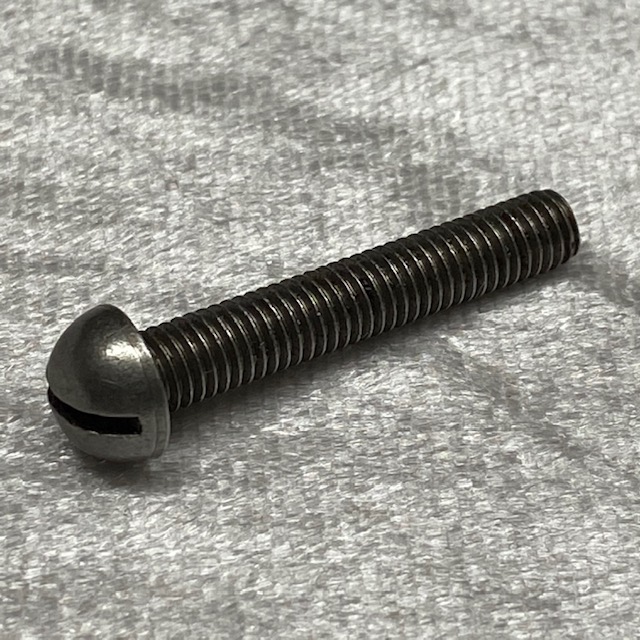 Schraube Rundkopf mit Schlitz M5x30 blank