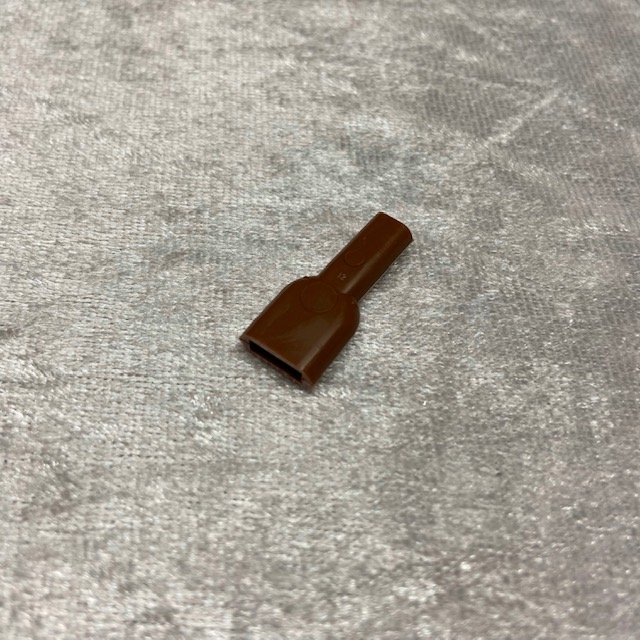 Farbige Gummiabdeckung für Flachsteckhülsen 6,3mm braun