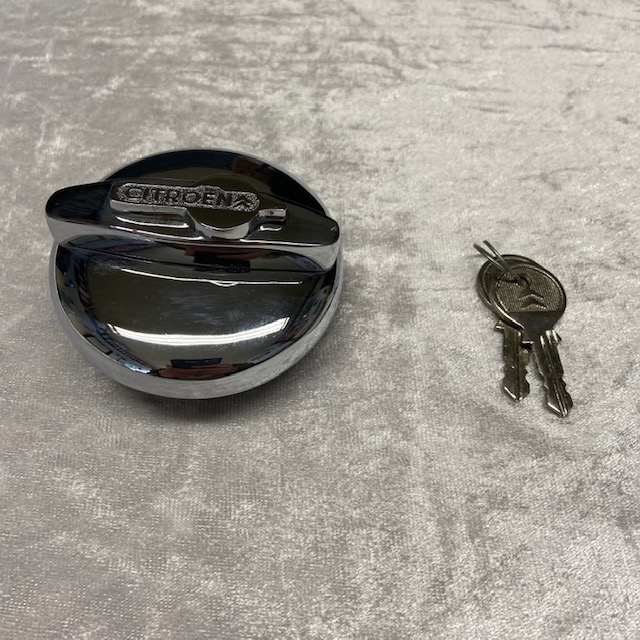 Tankdeckel abschließbar mit Logo 2CV