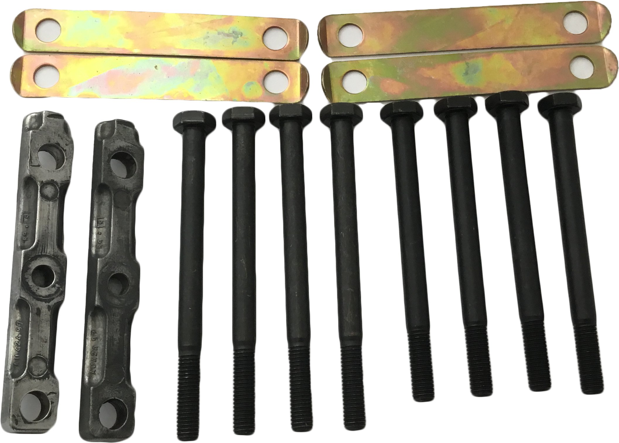 Schraubensatz für Achsen auf Rahmen