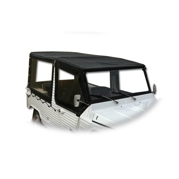 Satz Dachplane Mehari schwarz 07/1982 bis 1987 (mit 3 Laschen)