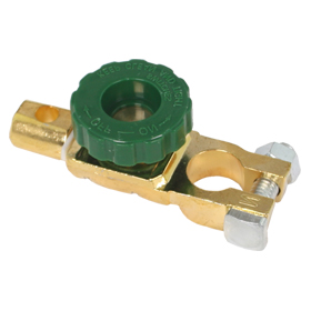 Batteriepoltrenner Negativ (Minuspol) grün