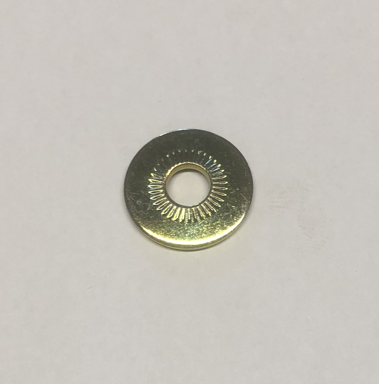 Unterlegscheibe mit Riefen M5x16 gelb verzinkt