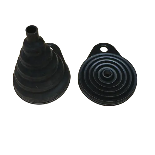 Faltbarer Gummitrichter – kompakt & praktisch für unterwegs