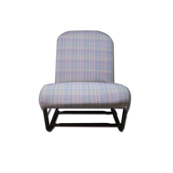 2CV Vordersitz rechts symm. komplett Stoff grau kariert (Schottenkaro 2CV Club)