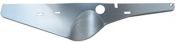 Abdeckung Antriebswelle rechts für Fahrzeugrahmen 2CV